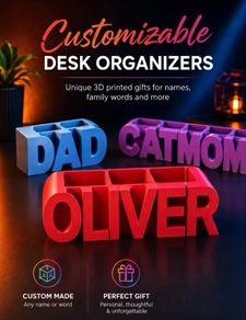 Customisable Desk organiser
