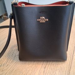 Coach Black Leather Mollie Bag