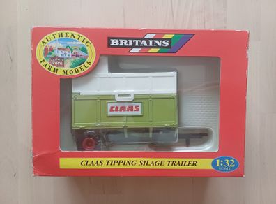 Britains CLAAS Tipping Silage Trailer Farm Model 1:32 Scale 9566 MINT