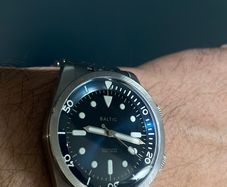 Baltic Aquascaphe Dual-Crown Blue Automatic - Full Set