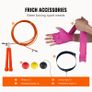 Punching Bag for Adults, 4ft PVC Heavy Boxing Bag Set, Punching Bag with Chains and Gloves, Hanging Boxing Bag for MMA Karate Judo, Muay Thai Kickboxing Boxing, Home Gym Training, (Unfilled) Image 3