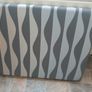Recovered and re foamed  Grey Wave Single Headboard Image 6