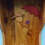 Rustic driftwood couple floating shelf / display Image 8