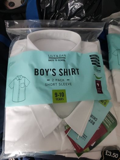 BNWT 2pk shirts ags 9-10 years