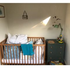 Wooden Cot - Vintage IKEA + Mattress