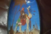 Hand made clay plate