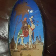 Hand made clay plate