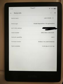 Kindle Paperwhite 11th Generation