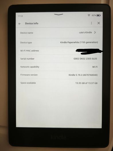 Kindle Paperwhite 11th Generation