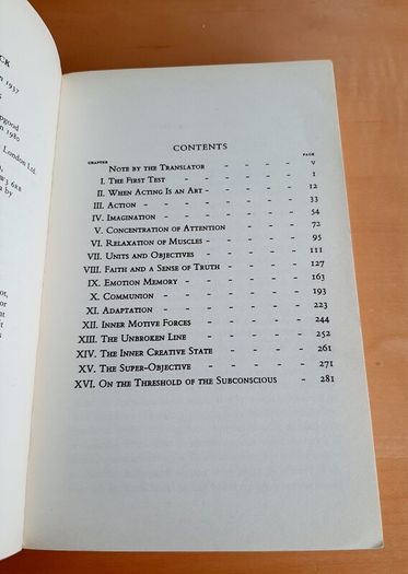 An Actor Prepares (Stanislavski)