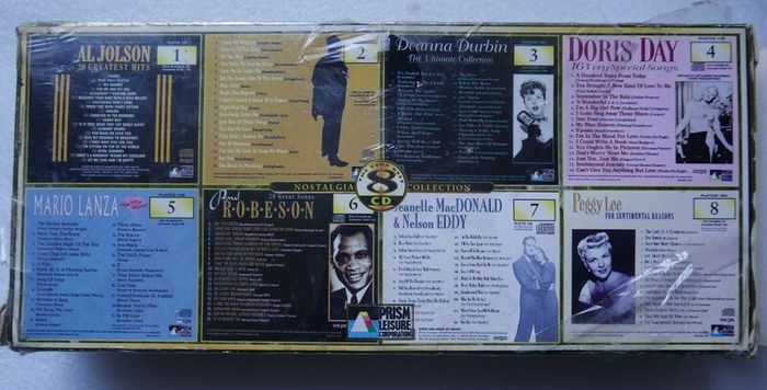 The Very Best Nostalgia Collection - Box Set 8 X Cds Nostalgia 8 Cd Collection