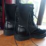 Black Knitted Boots. I Saw It First. Size Four. Image 3