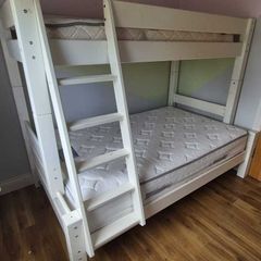Bunk Bed (Kidz) with 4ft bottom bunk, (sold with Mattress for Bottom Bunk)
