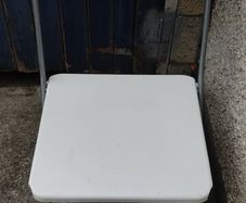 1 Foldable chair - no rust - easily wiped clean