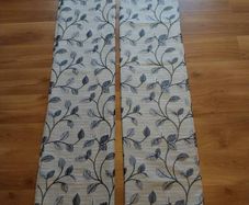 Curtains and matching cushions