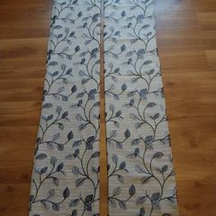 Curtains and matching cushions