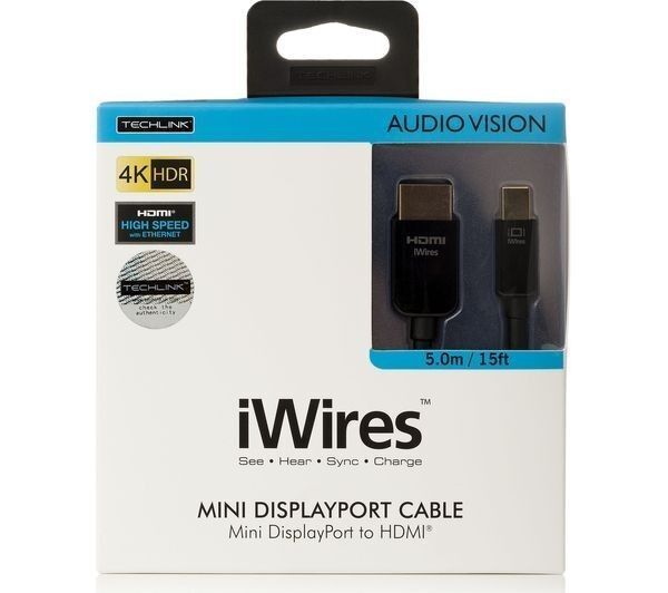Techlink iWires Mini DisplayPort To HDMI Cable 2m