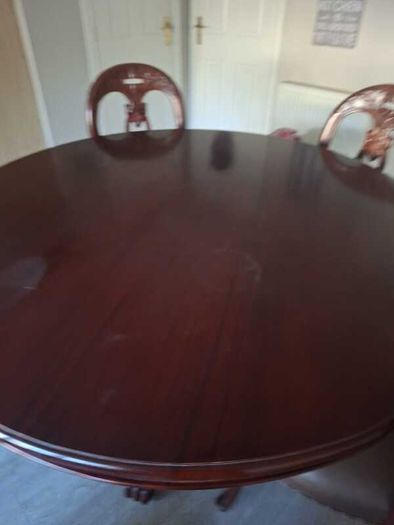 Mahogany Table and Chairs for Sale -  Quick Sale