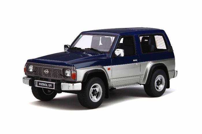 Nissan Patrol Gr Blue Th1 & Silver Kj1 1992 - Very Rare - Ottomobile - 1/18 - New In Box