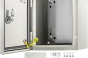 NEMA Steel Enclosure, 25x20x15 cm NEMA 4X Steel Electrical Box, IP66 Waterproof &amp; Dustproof