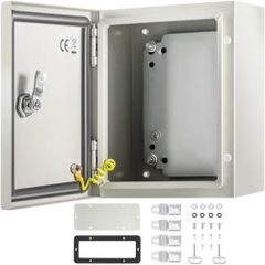 NEMA Steel Enclosure, 25x20x15 cm NEMA 4X Steel Electrical Box, IP66 Waterproof & Dustproof