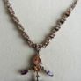 Vintage heavy hallmarked 925 Sterling Silver Flourishes  Floral Necklace Double Chain length 18" - 17,5g Image 4