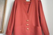 Vintage Blazer With Shoulder Pads Size Uk 16