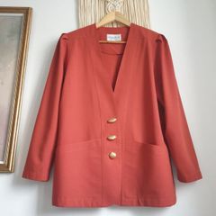 Vintage Blazer With Shoulder Pads Size Uk 16