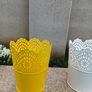 3x Metal plant pot Image 4