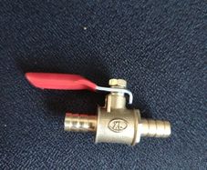 Brass Small ball valve gas water oil air free viewing
