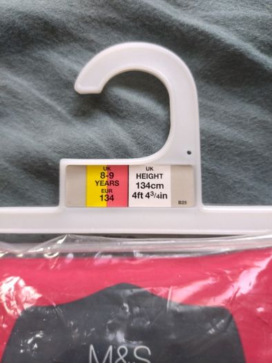 M & S grey blouses, 2 in packet, 8-9 yrs