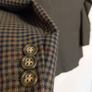 Vintage Magee Tailored Tweed Blazer Mens XL / 44L 46L Brown Houndstooth Jacket Image 4