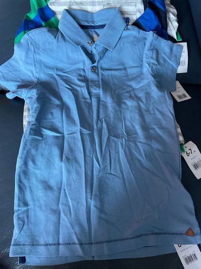 boys tops long sleeve t shirts zipped jumper bundle 6-7y brand new