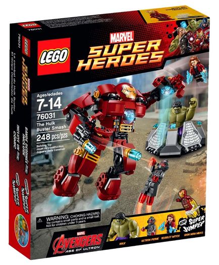 Lego Marvel Superheroes 76031: The Hulk Buster Smash (2015) 100% Complete W/BOX