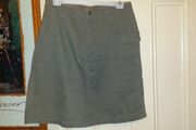 Dorothy Perkins midi khaki skirt size UK16 EU44 Postage included