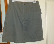 Dorothy Perkins midi khaki skirt size UK16 EU44 Postage included