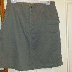 Dorothy Perkins midi khaki skirt size UK16 EU44 Postage included
