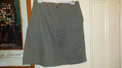 Dorothy Perkins midi khaki skirt size UK16 EU44 Postage included