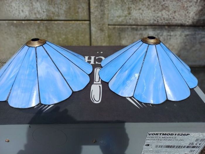 Vintage Stained Glass Ceiling Shades