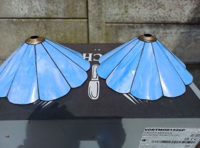 Vintage Stained Glass Ceiling Shades