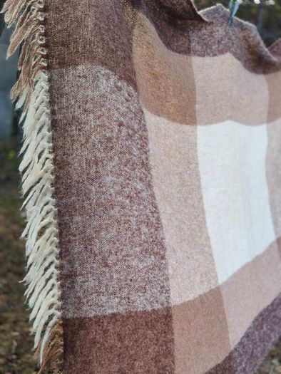 Vintage Wool/Mohair Blanket