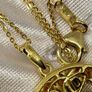 Sapphire Pendant with Chain (Size 20) in Yellow Gold Plated Sterling Silver 2.78 Ct. Image 9