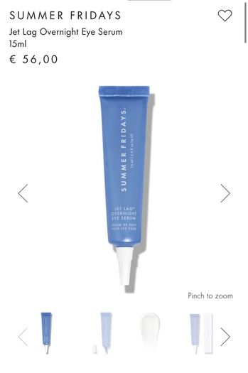 SUMMER FRIDAYS Jet Lag Overnight Eye Serum 15ml