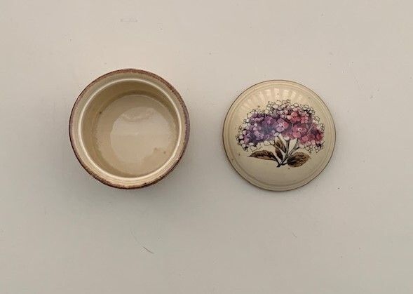 Vintage Kerry Ironstone Hydrangea Sugar Bowl 1970s