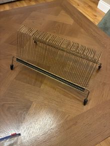 Vintage vinyl record storage