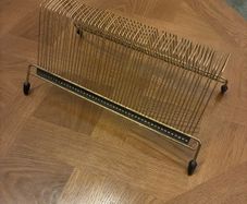 Vintage vinyl record storage