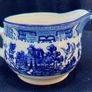 Arklow Pottery Blue Willow pattern cream jug Image 2