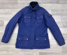 Barbour International Tourer Fleece Lined Quilted Jacket Womens 12