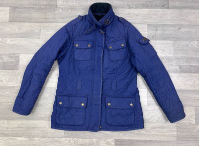 Barbour International Tourer Fleece Lined Quilted Jacket Womens 12