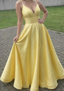 Yellow Debs Dress